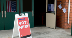 polling location open for voters